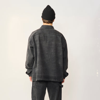 DENIM JACKET FOUR BLACK