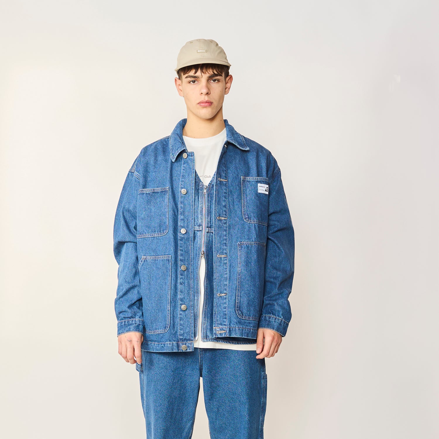 DENIM JACKET FOUR BLUE