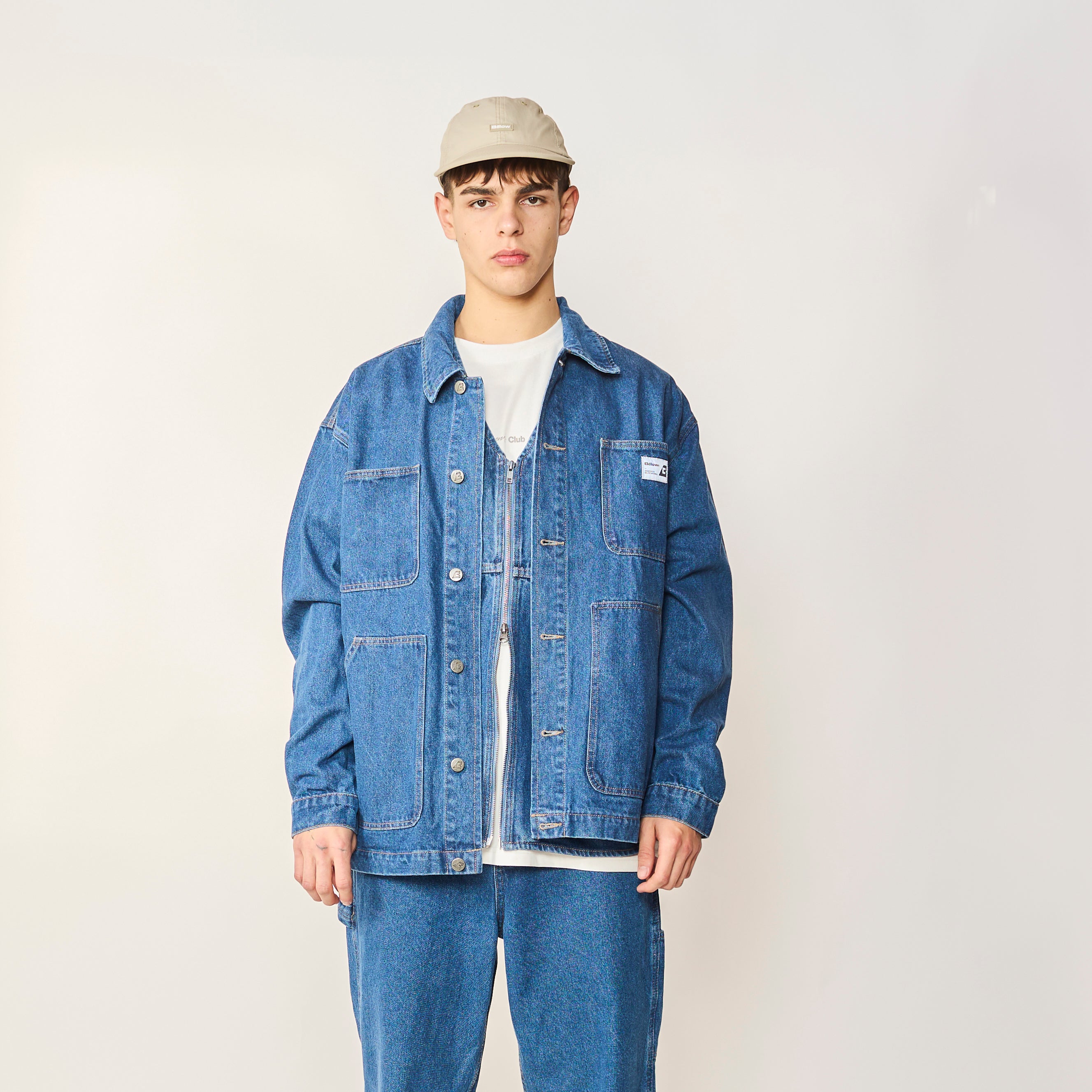 DENIM JACKET FOUR BLUE