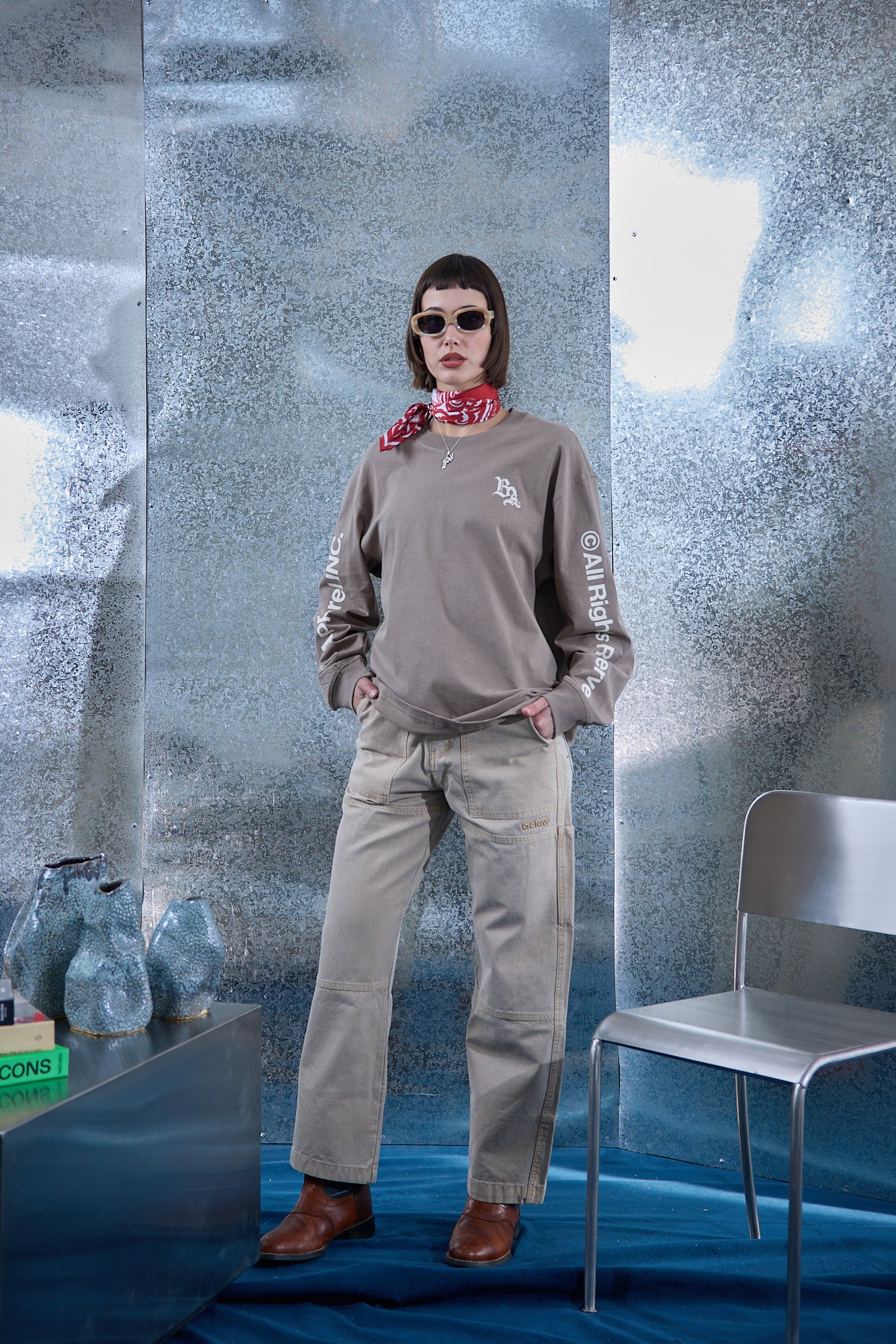 LONGSLEEVE LAW TAUPE