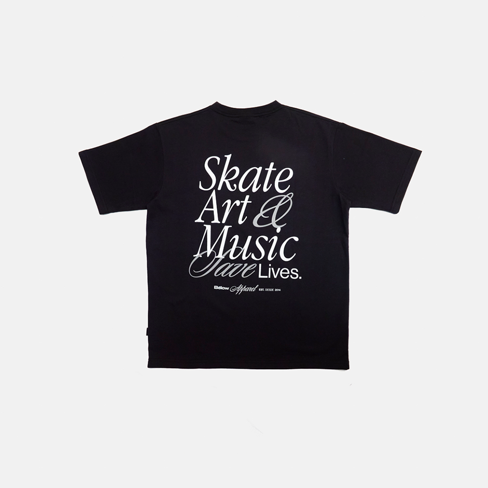 BASIC TSHIRT SAM BLACK
