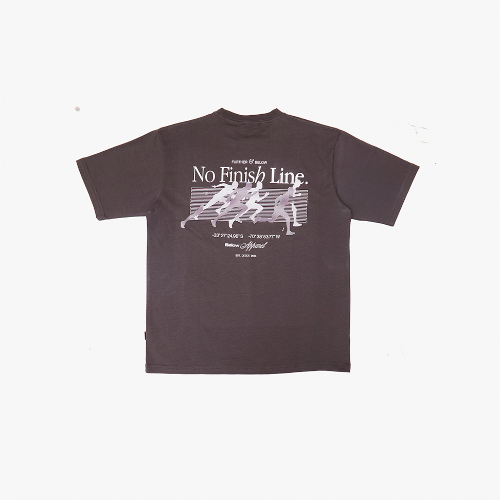 BASIC TSHIRT NO FINISH LINE DARK GREY
