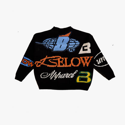 SWEATER MARQUE BLACK
