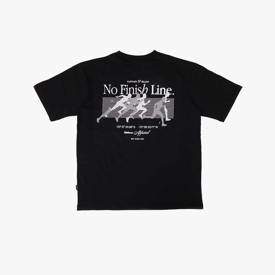 BASIC TSHIRT NO FINISH LINE BLACK