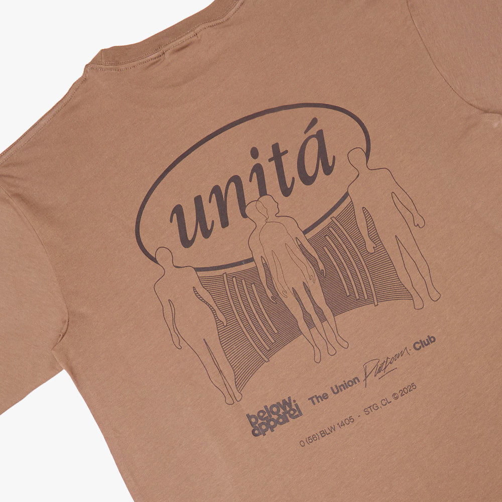 BASIC TSHIRT UNITA COFFE (TAUPE)